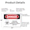 Signmission Pesticide Storage Tank Hazardous Danger Sign, Aluminum, 24in W x 18in L, 2PK OS-2PACK-DS-A-1824-L-1975 - alternate 7